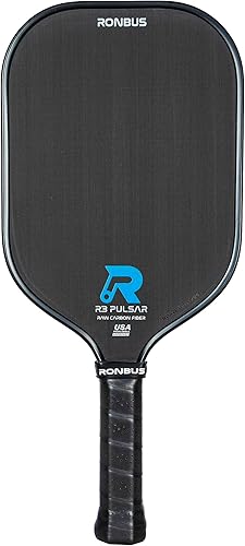 Miniatura 1 de R1R3 Pulsar Termoformado Toray T700 Paleta de Pickleball de Fibra de Carbono con Núcleo de nido de abeja de polipropileno de 0.630 in