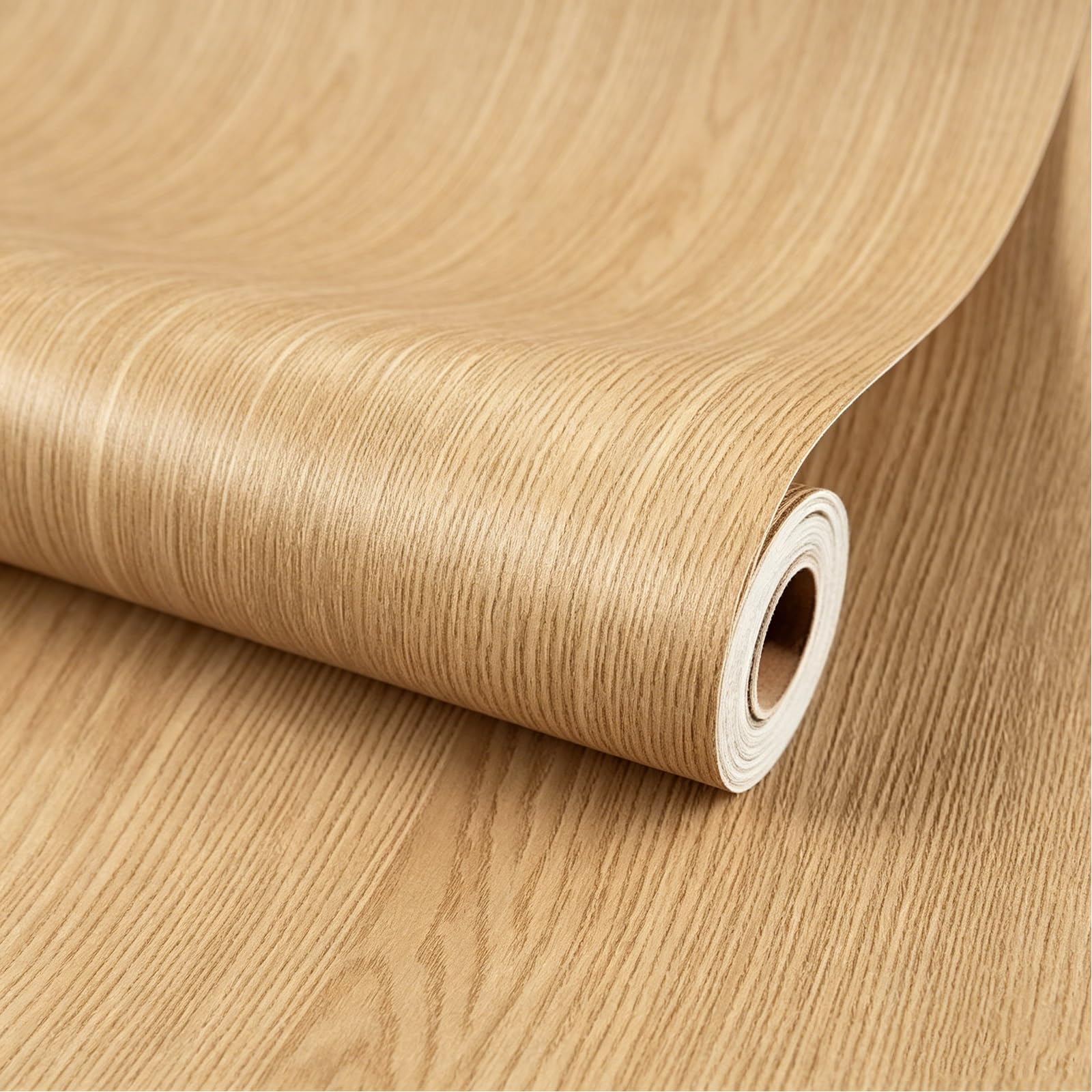 Zynqra C ﻿Wood Wallpaper Peel And Stick,Self Adhesive Wall Paper Ontact,Interior Wall Décor, Pv,Removable,For Abinet Ountertop Shelf Drawer Wall Door(,L10m/393.7In*W60cm/23.6In)