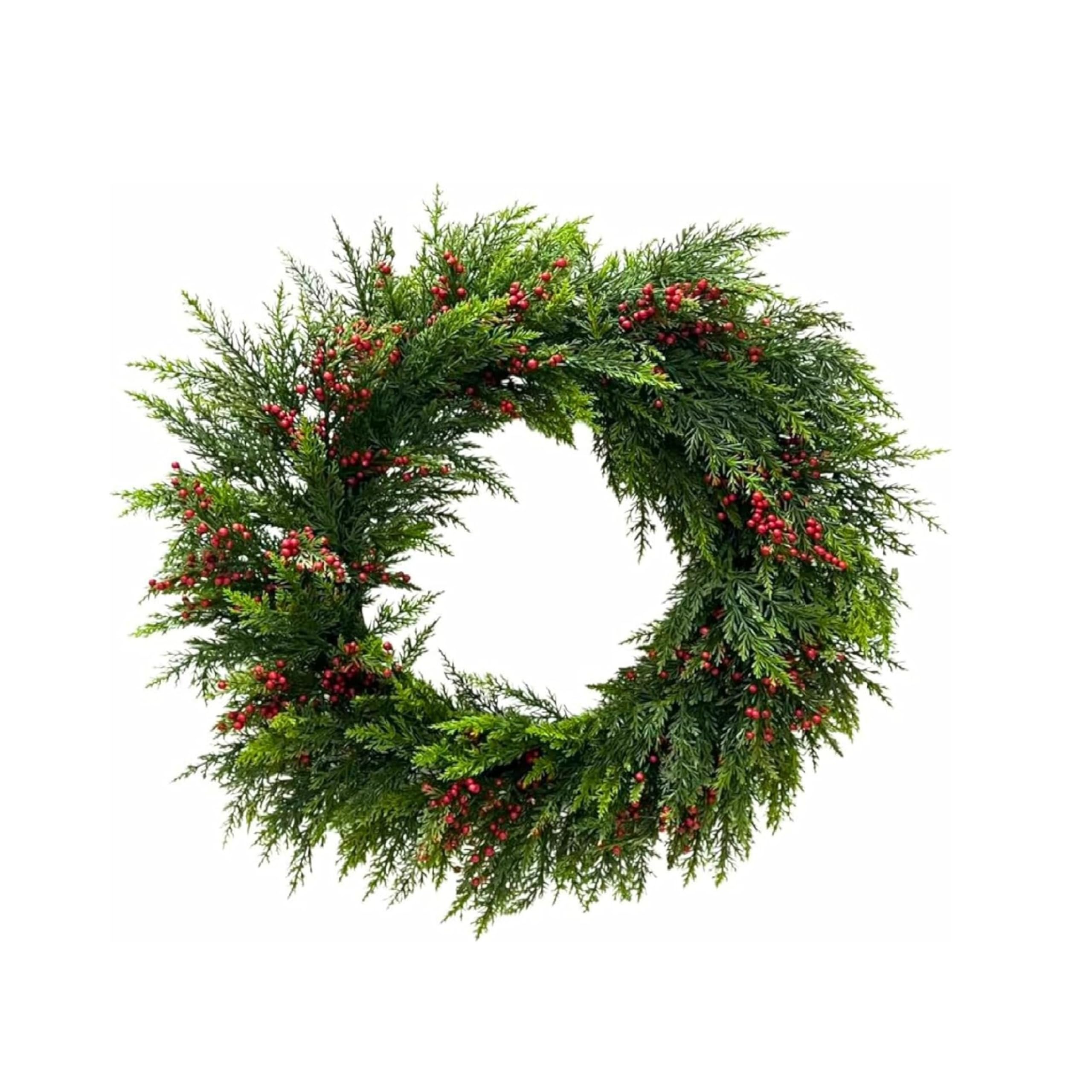 Shatchi 16Inch Red              Berry Topiary TreeFestive Tabletop Decoration from B&Q