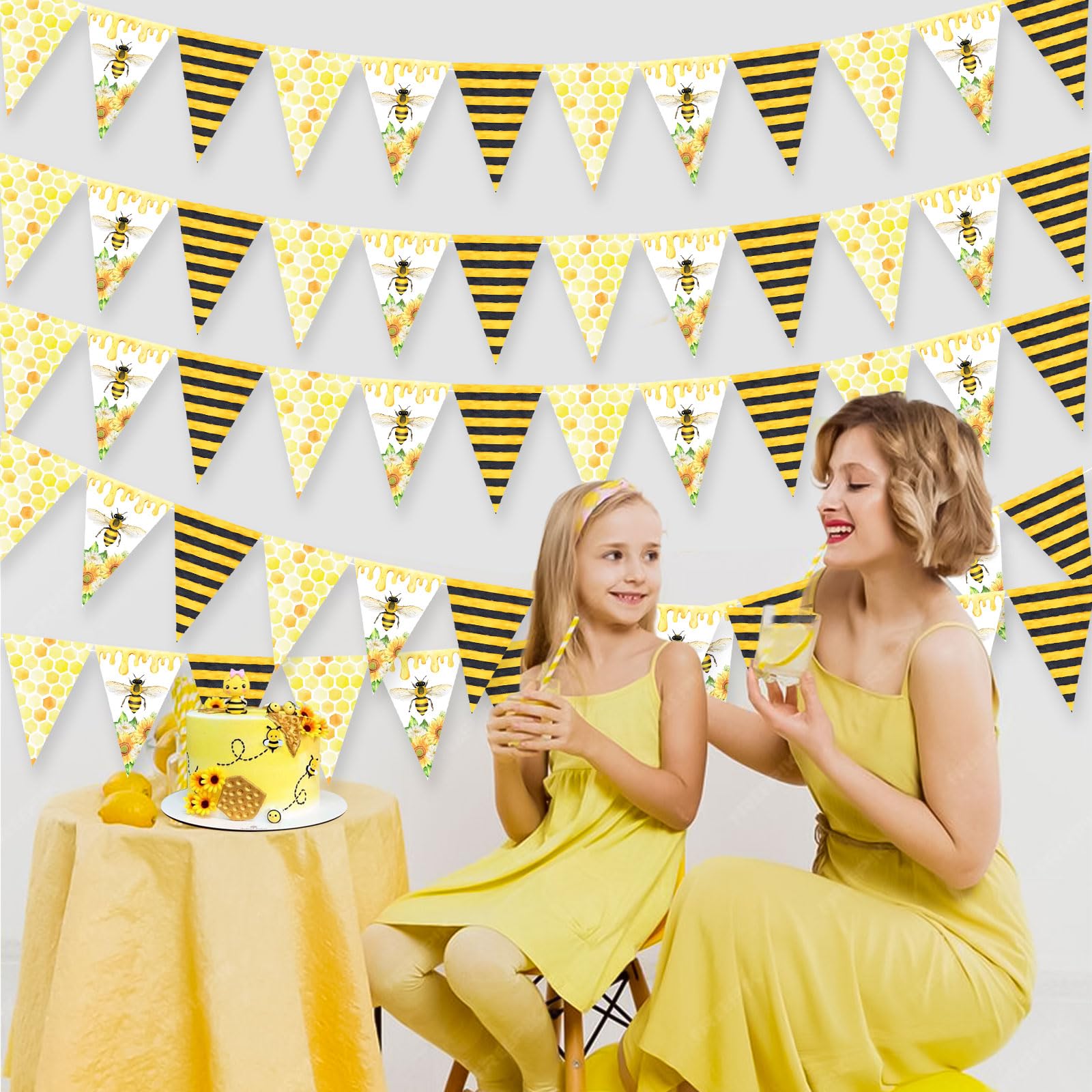 Acidea Aardbei feestdecoraties, verjaardagsdecoraties, vilten slinger