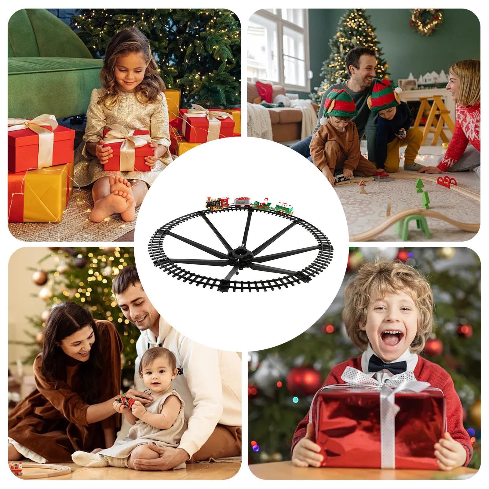とっても可愛い　クリスマストレイン　ブリキ製　海外購入 Amazon | クリスマストレインセット、クリスマスおもちゃトレイン