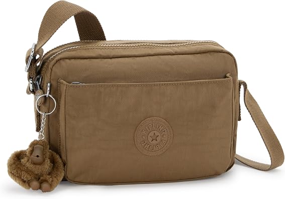 Kipling Womens Abanu Medium Crossbody Bag, Lightweight, Adjustable Nylon Waist Pack with Multi-Compartment Zip Pockets