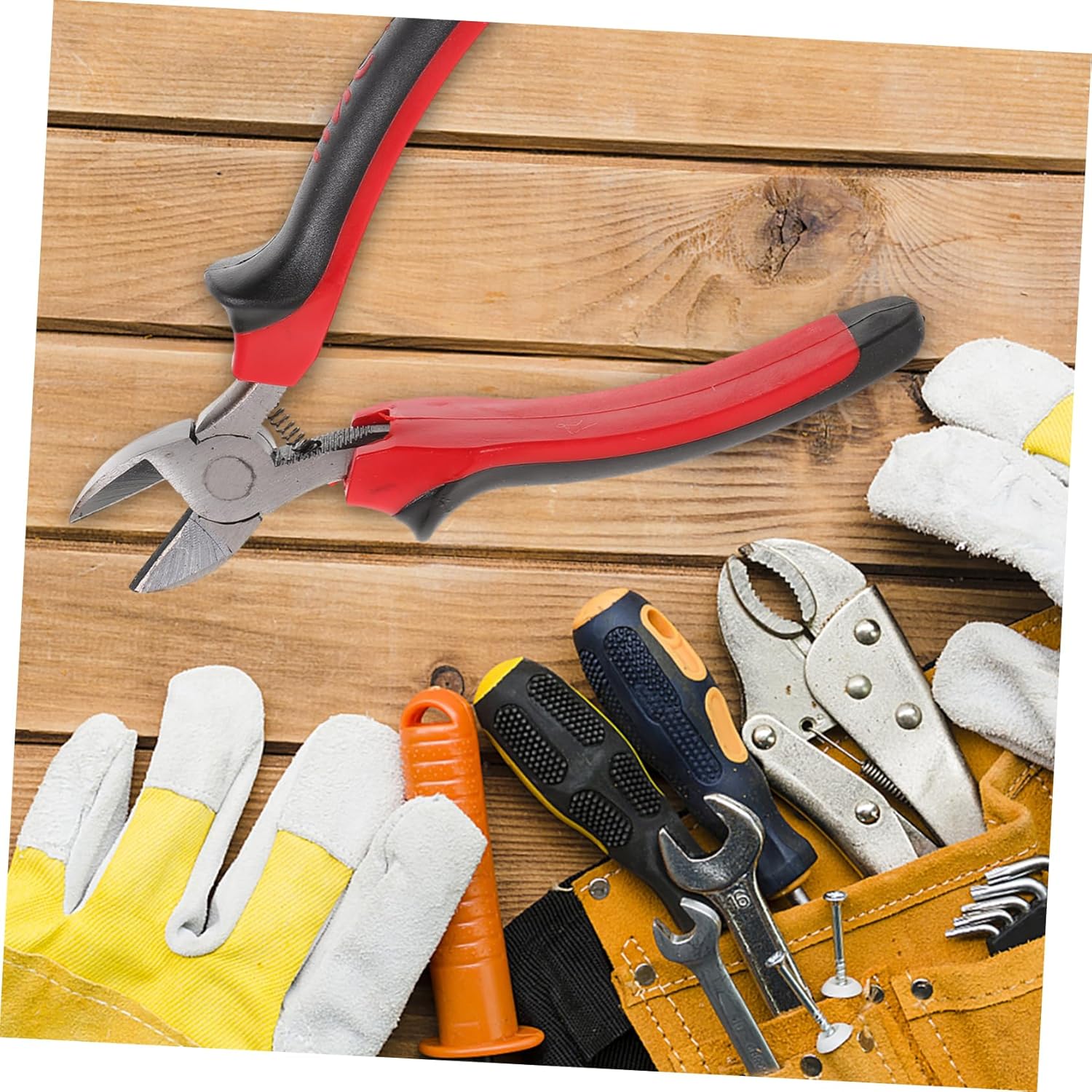 Crafting Side Cutting Pliers Flush Plier Beveled Edges Wire Cutters for Jewelry Making Design