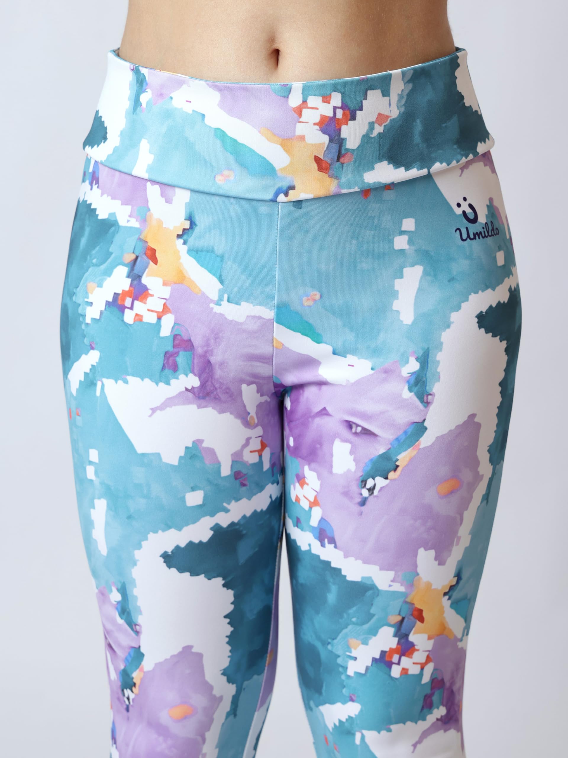 UMILDO Girls Activewear Leggings – Colorful Mid Waist Stretch Sportswear (4-14 Yrs) - Image 6 thumbnail
