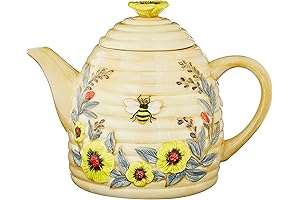 Bee Sweet Ceramic Teapot for Exquisite Tea Moments