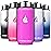 HYDRO CELL Stainless Steel Insulated Water Bottle with Straw - For Cold & Hot Drinks - Metal Vacuum Flask with Screw Cap and Modern Leakproof Sport Thermos for Adults (Fuchsia 32oz)
