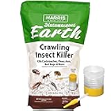 Harris Diatomaceous Earth Crawling Insect Killer, 4lb with Powder Duster Included Inside The Bag