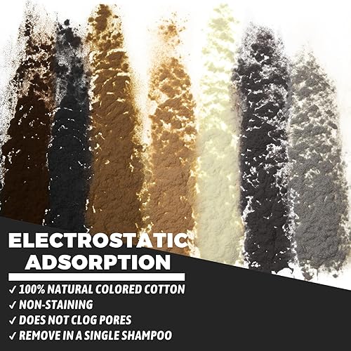 Miniatura 4 de SOVONCARE Fibras capilares para adelgazar el cabello, fibras de construcción de cabello para puntos calvos, indetectables y naturales, ocultan la