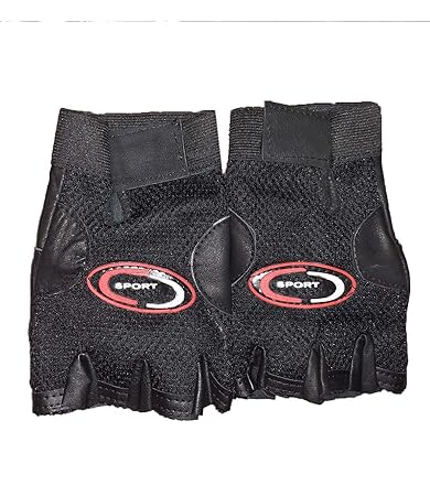 Crux&hunter Men's Half Finger Biker Gloves
