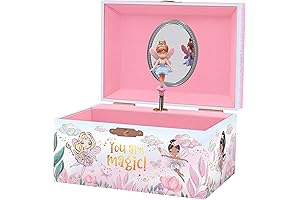 Giggle & Honey Musical Fairy Jewelry Box for Girls