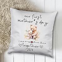 Vista 2 de Funda de almohada personalizada para el hogar, regalo para mamá, abuela, para ella