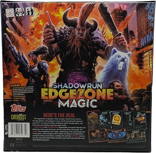 Miniatura 2 de Shadowrun Edge Zone Magic Deck por Catalyst Game Labs, juego de mesa CCG/TCG