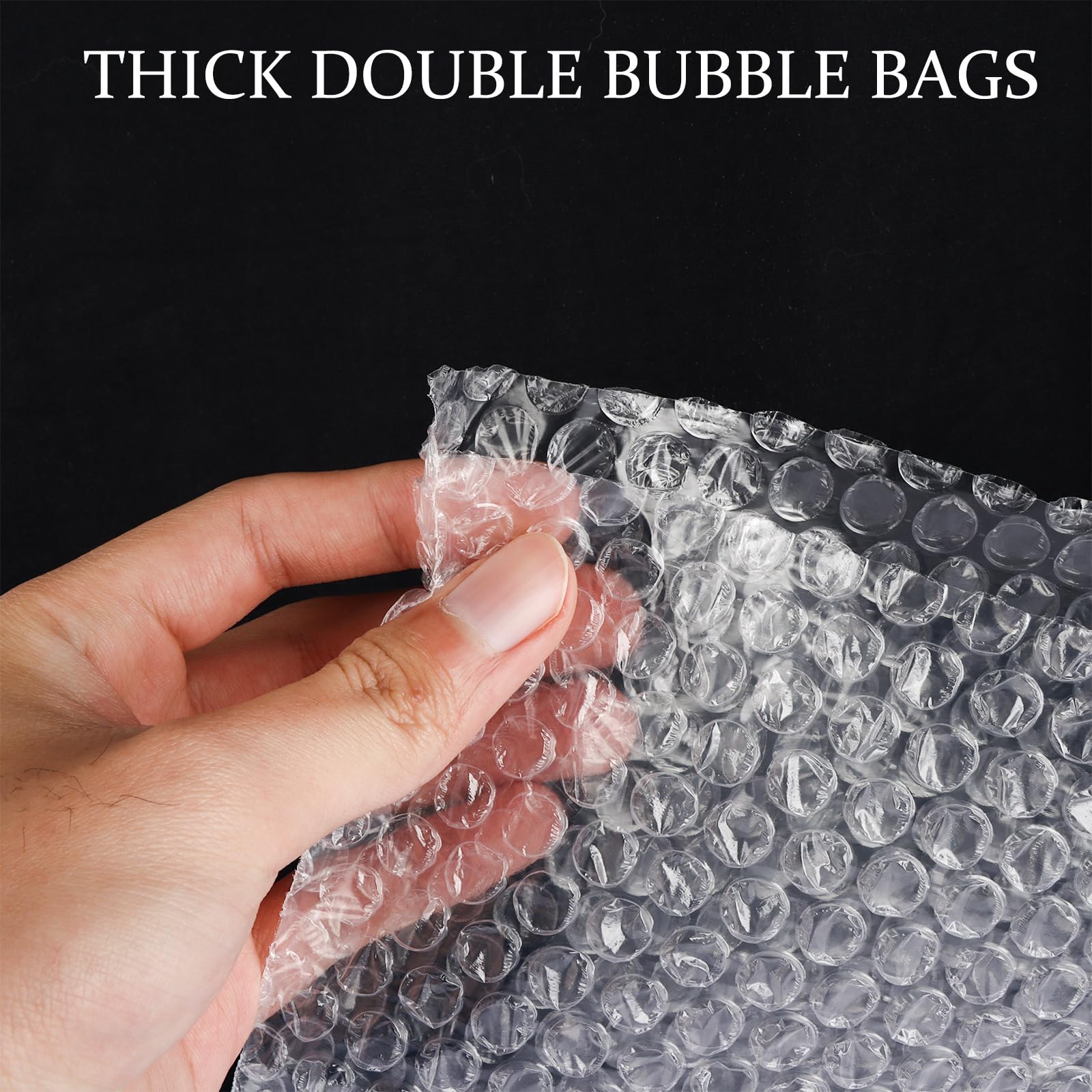 Lot de 50 pochettes à bulles transparentes de 30 x 40 cm pour expédition, stockage, déménagement, emballage, emballage