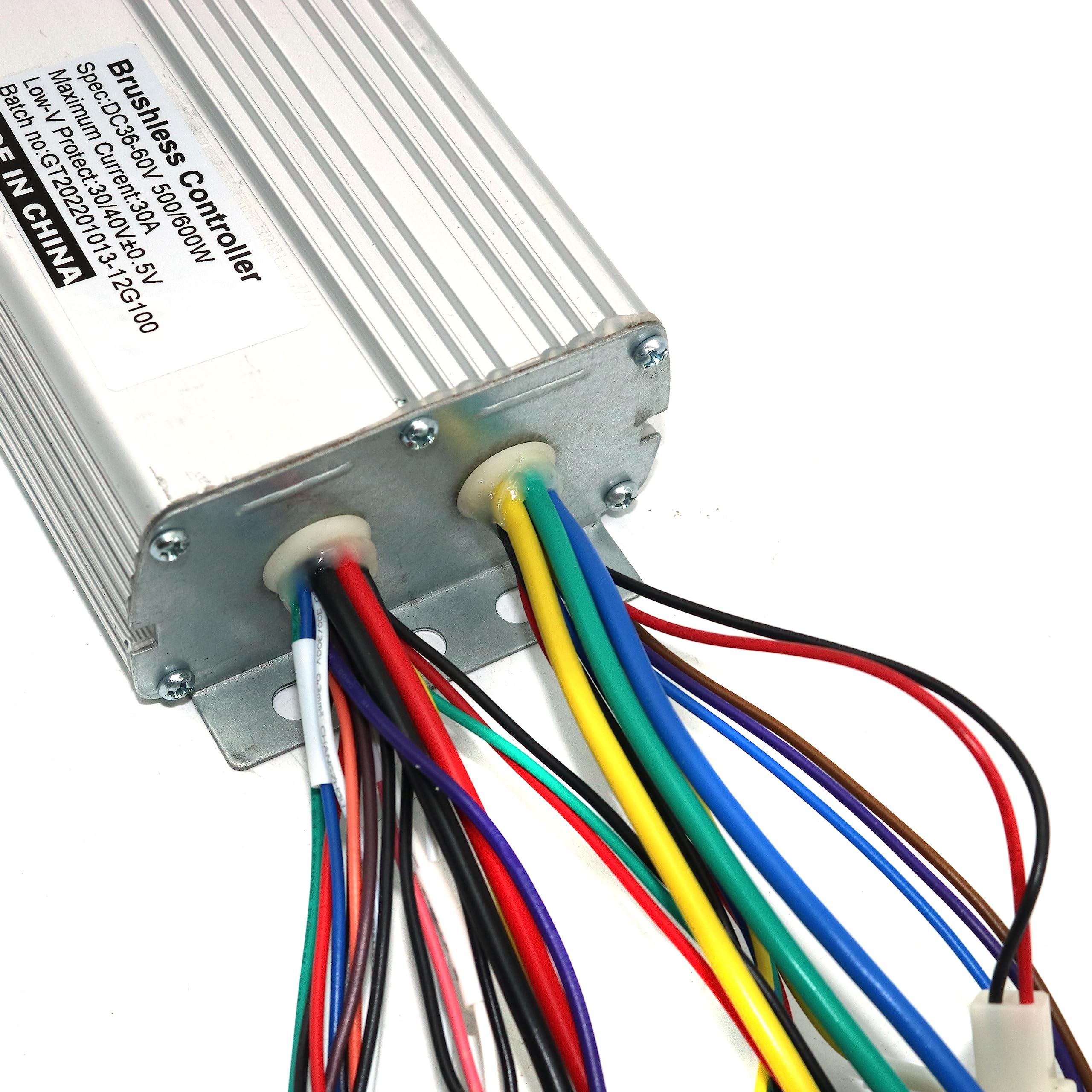 Elektryczny sterownik rowerowy z czujnikiem/bezczujnikowy, 36 V/48 V/60 V, 500/600 W, bezszczotkowy regulator prędkości