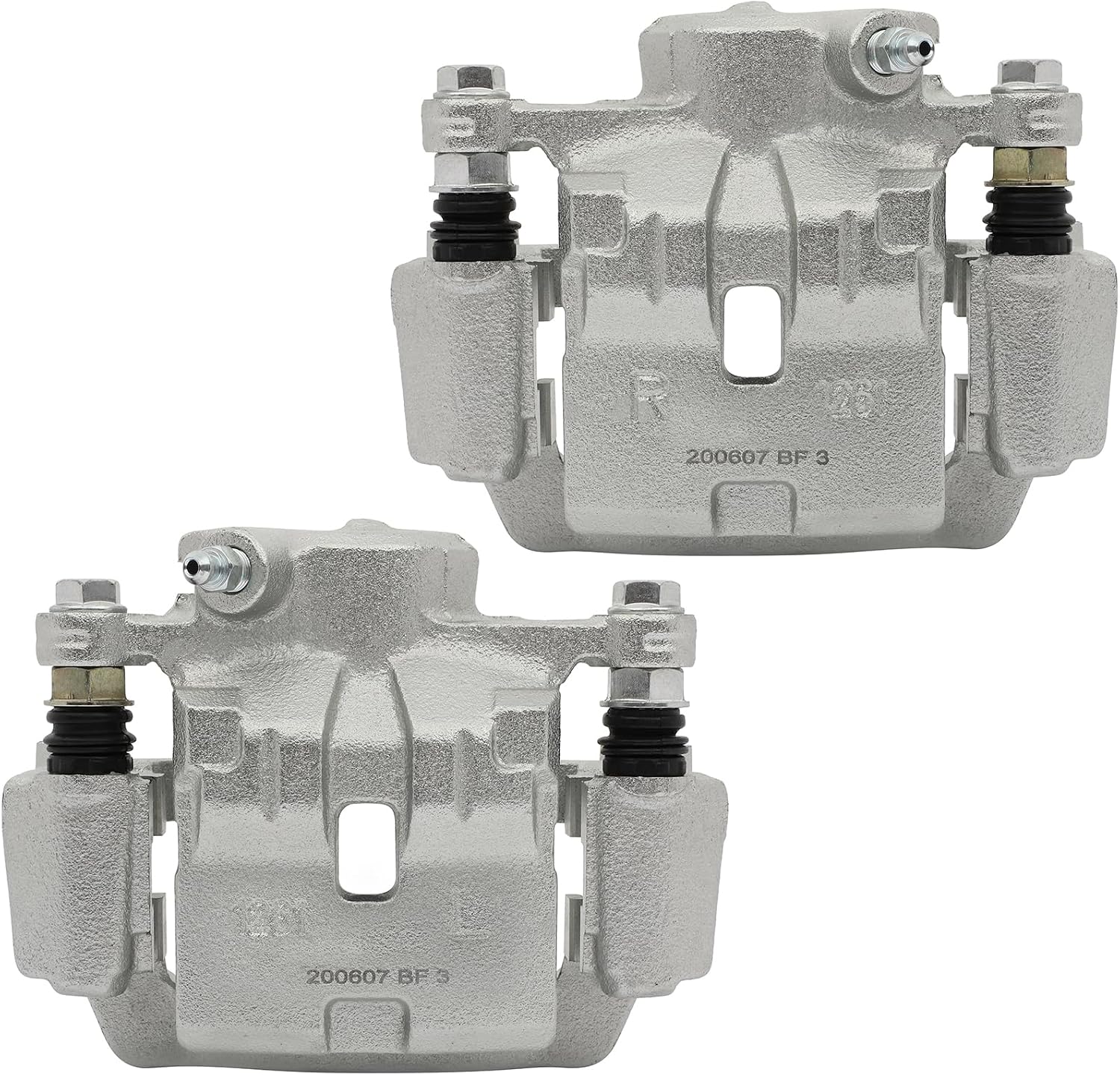 SCITOO Rear Left+Right Brake Calipers with Bracket for Subaru Impreza/WRX
