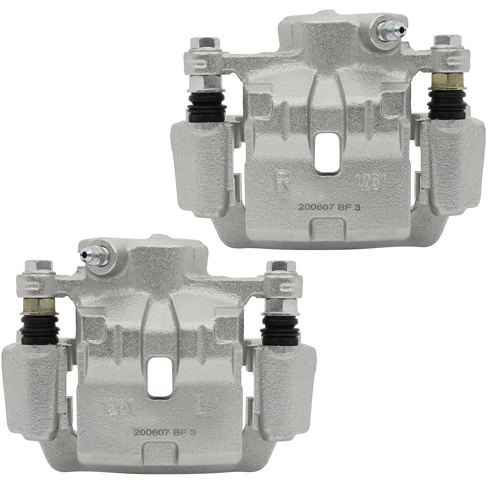 SCITOO Rear Left+Right Brake Calipers With Bracket 19B3425 19B3424 Compatible For Subaru Impreza 2008-2014 For Subaru WRX 2012-2018