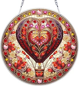 Christmas Diamond Art Tabletop Kit - Double Sided Stand Up Tree Ornament With Sparkling Diamonds