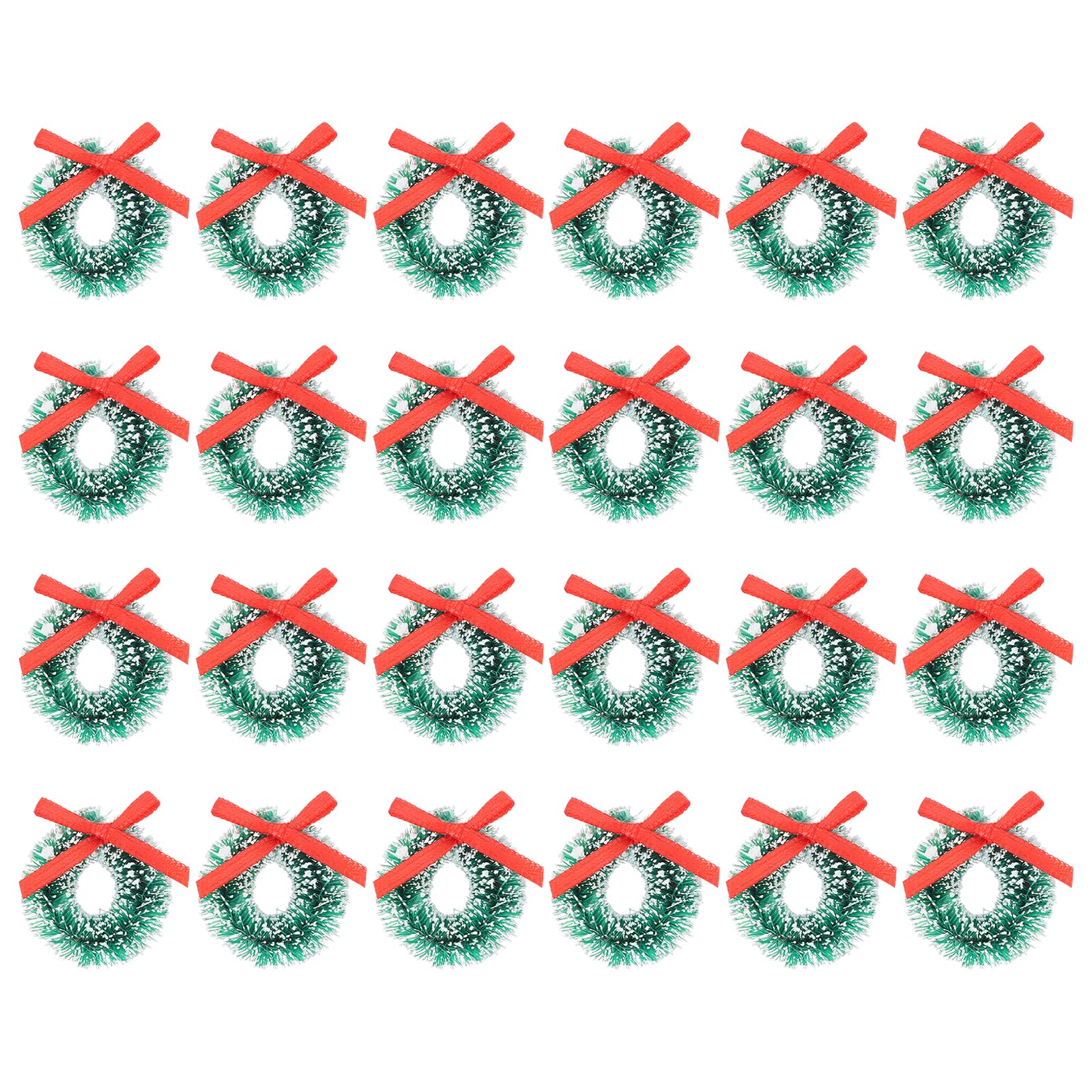 Mini couronnes de Noël artificielles pour sapin de Noël