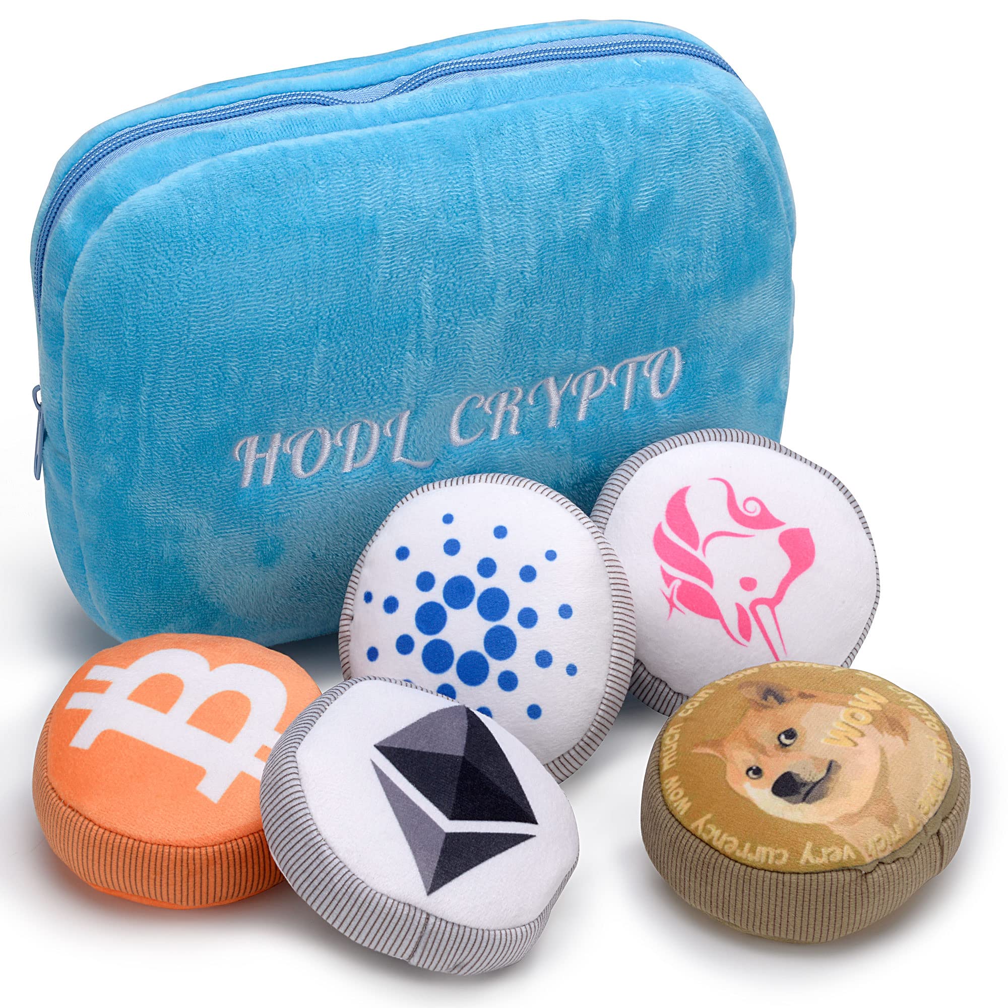 My first Crypto Wallet -The Best Crypto Hardware Wallet for Kids with Bitcoin, Ethereum, Dogecoin, Cardano and Uniswap Soft Toy
