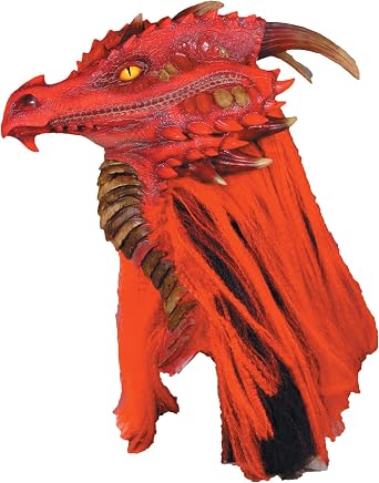 Fire Brimstone Dragon Deluxe Adult Halloween Mask