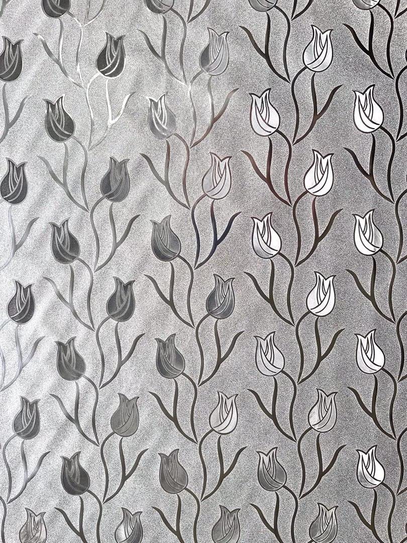 CRIMSON DECORS™ Glittery Silver Tulip SELF Adhesive Wallpaper for Kitchen Dining Shelves Living Room Peel and Stick Vinyl Wallpaper - 200 * 45 CM - 9 SQFT Approx (B09YMJKDJP) Amazon Price History, Amazon Price Tracker