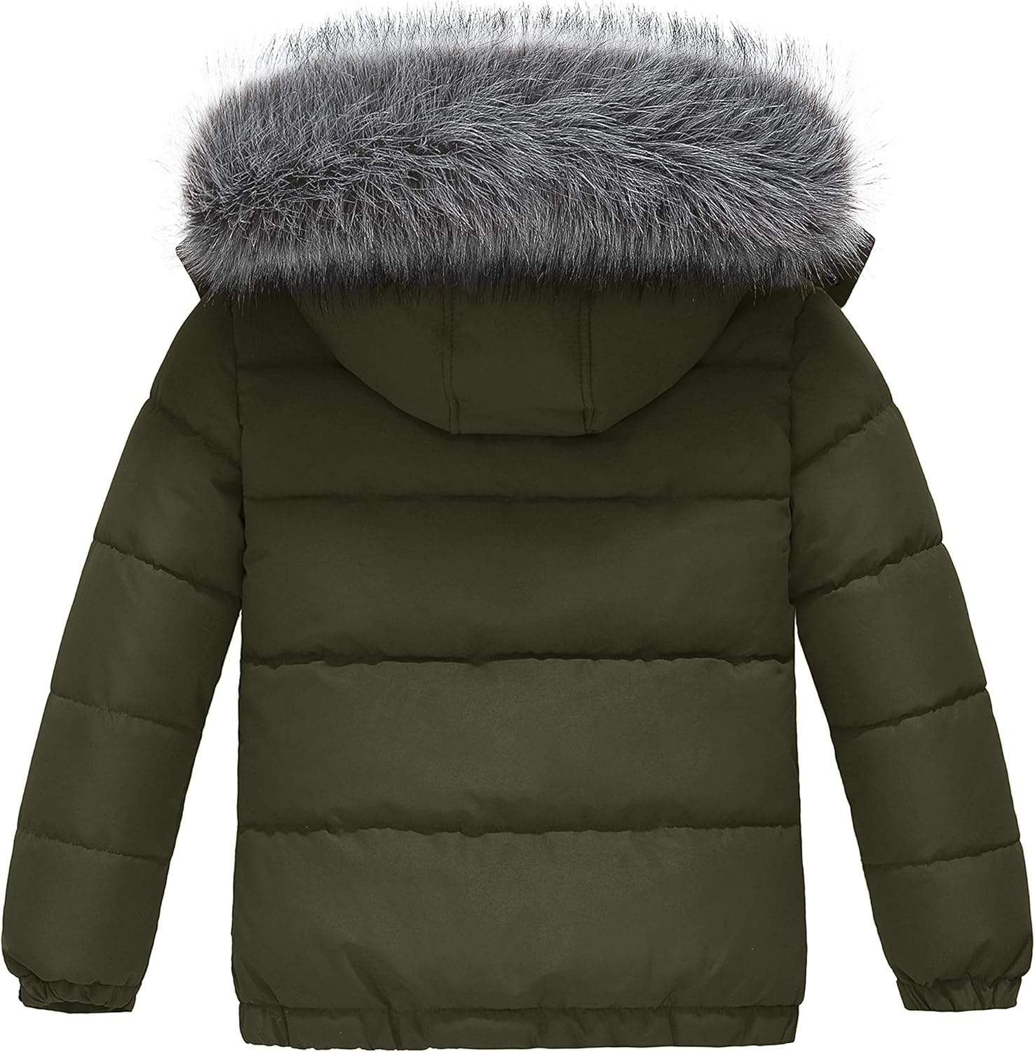 Wantdo Boy's Winter Coat Warm Puffer Jacket Waterproof Hooded Outerwear Jacket - Image 3