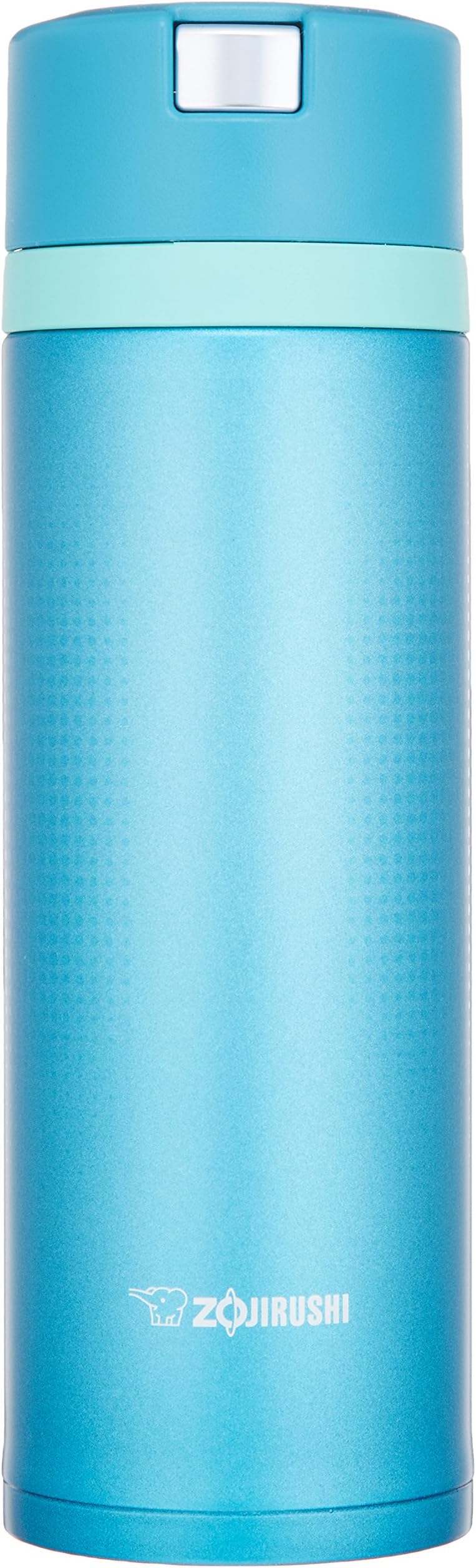 TWR Zojirushi water bottle Stainless Mug 0.48L Marine Blue [Quick & Easy open lock] SM-XB48-AM (Japan Import)