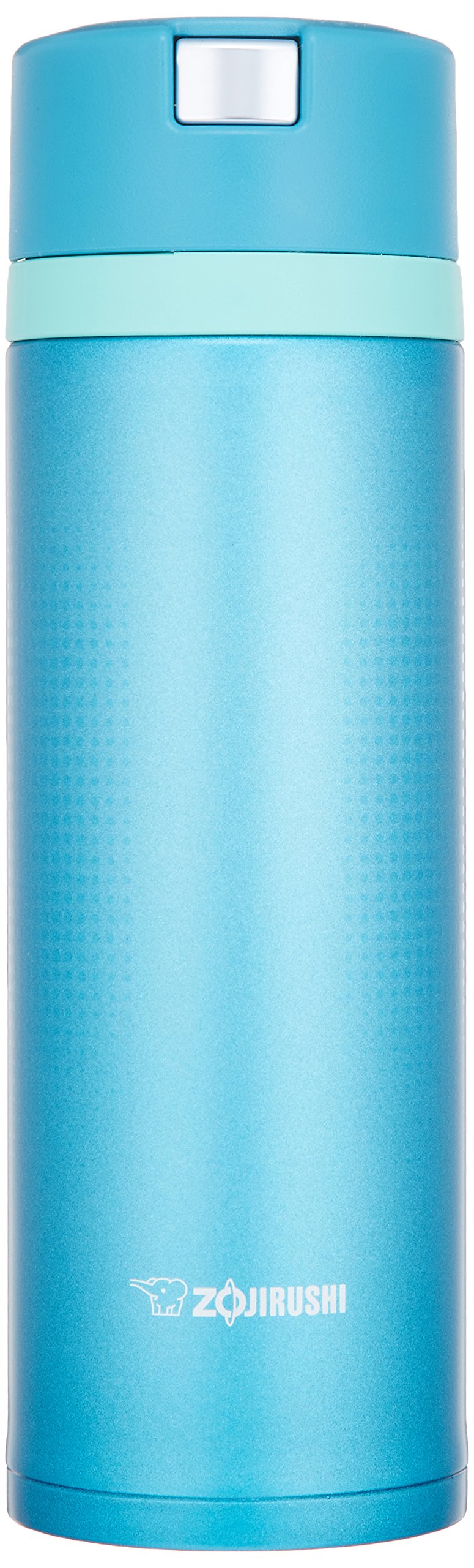 TWR Zojirushi water bottle Stainless Mug 0.48L Marine Blue [Quick & Easy open lock] SM-XB48-AM (Japan Import)