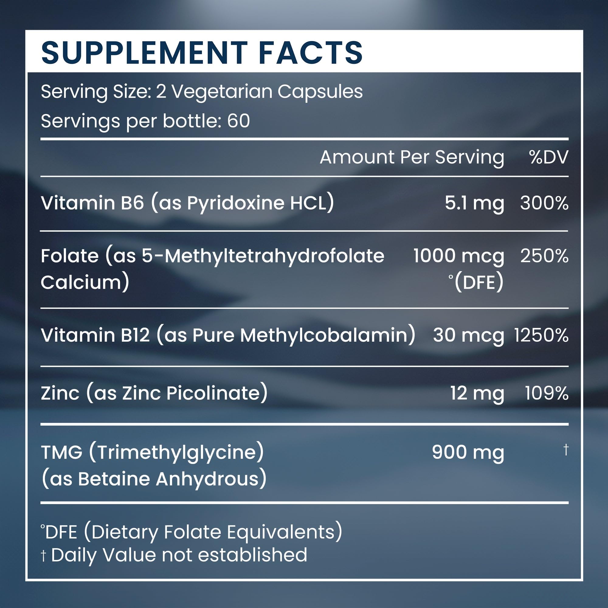 Renue By Science TMG | High Strength TMG Supplements | 120 Trimethylglycine Capsules - 900mg TMG per Serving with Vitamin B12 Vitamin B6 Folate & Zinc | Made in the USA & Third-Party Tested — Amazon image 6