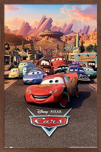 Vista 5 de Trends International Disney Pixar Cars - Póster de pared de una hoja, 14.725 x 22.375 pulgadas, versión premium sin marco