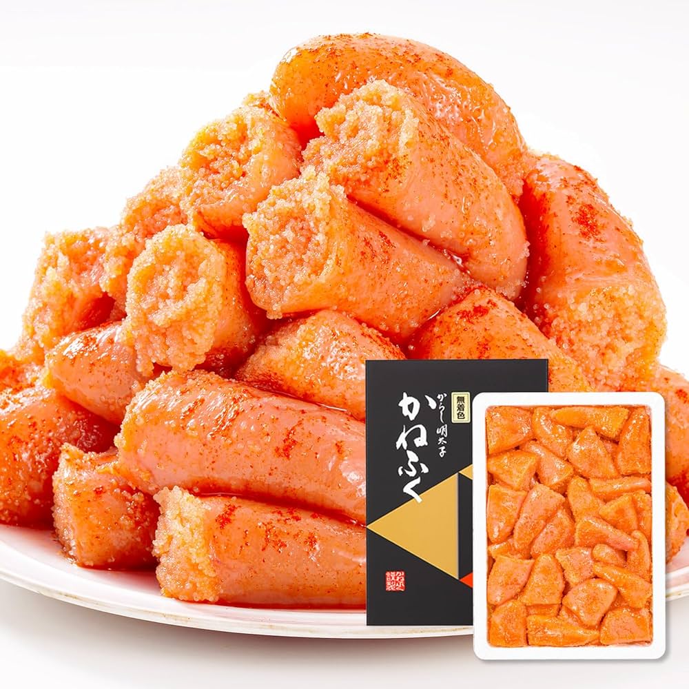 Amazon.co.jp: 【かねふく公式ストア】かねふく 明太子 訳あり 切れ子