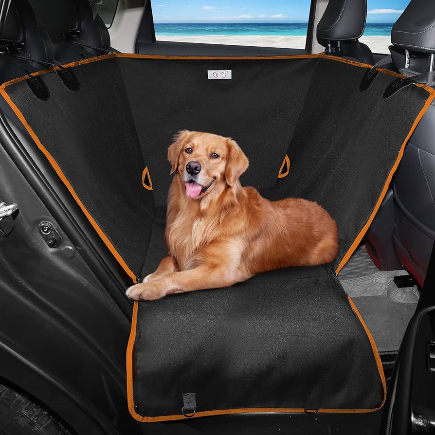 ☻犬用カーシートカバー 後部座席用 - 防水犬用ハーフハンモック 車用 傷防止 Amazon.co.jp: njnj 犬用カーシートカバー 後部座席用 - 防水犬