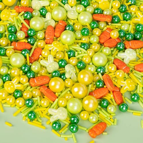Sugarzy Edible Yellow Green Sprinkles 130g