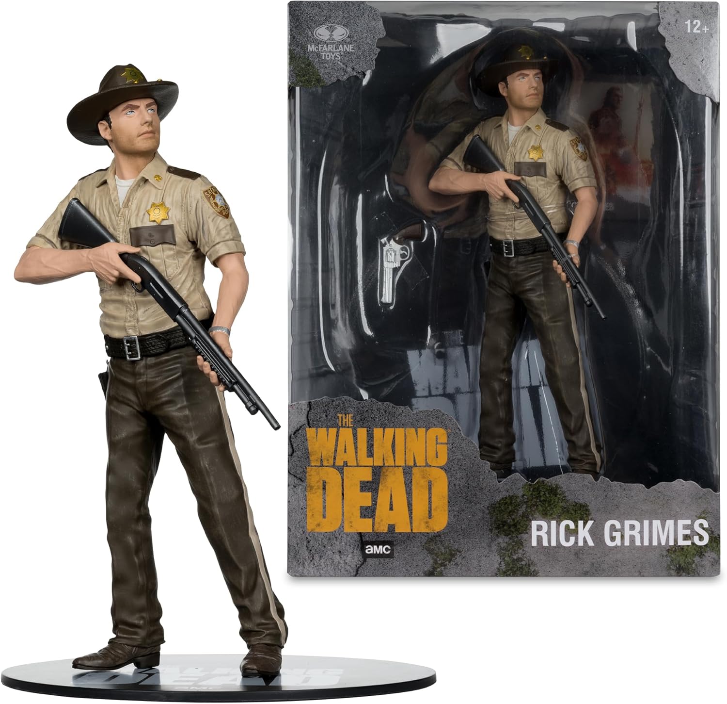 McFarlane Toys - The Walking Dead Rick Grimes 1:8 Scale Posed Figure
