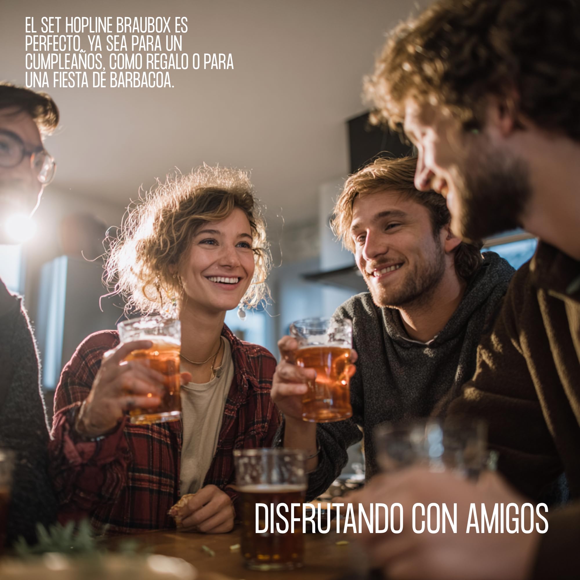 Hopline Kit para elaborar Cerveza Blonde - 5 litros - Elabora tu Propia Cerveza en casa - Regalo Ideal para Hombres, Padres o Amigos - Cerveza Artesanal - Regalo de cumpleaños Original
