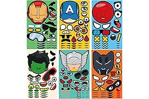 Avengers Vinyl Stickers for Kids Arts and Crafts