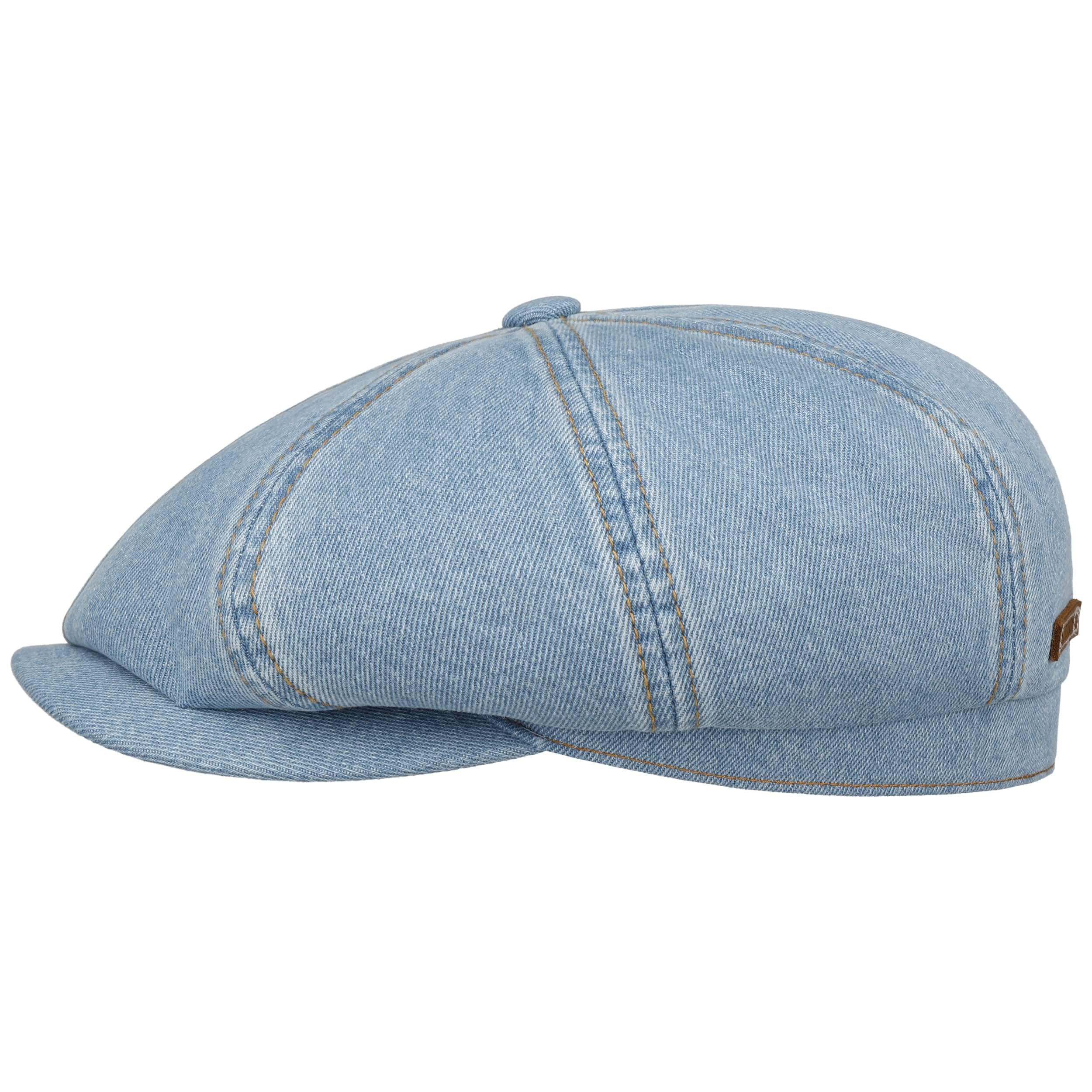 Stetson Hatteras Denim Barista Flatcap Stoffcap Herren