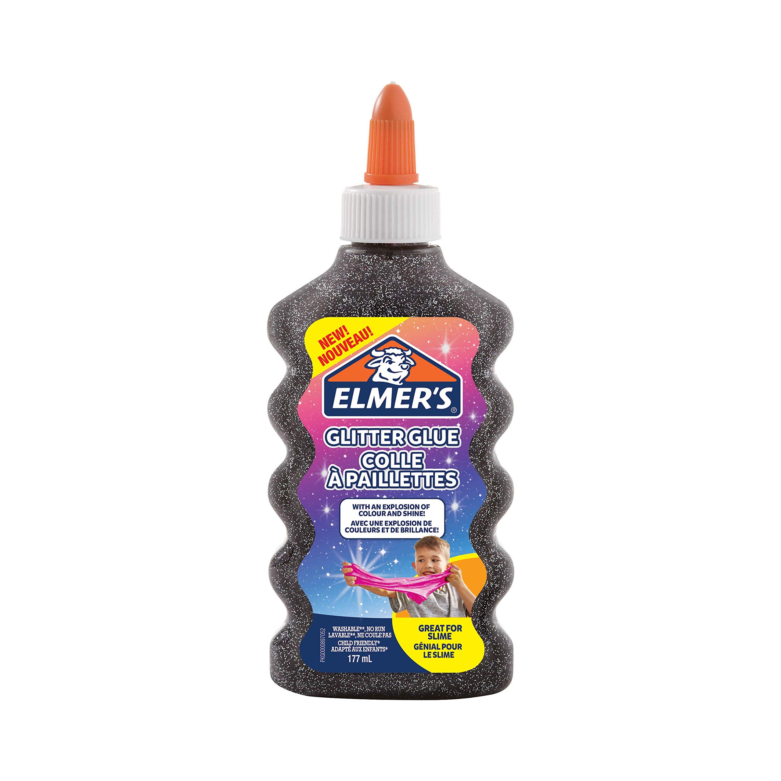 Elmer's Glitter 177 ml Liquid Glue, Black