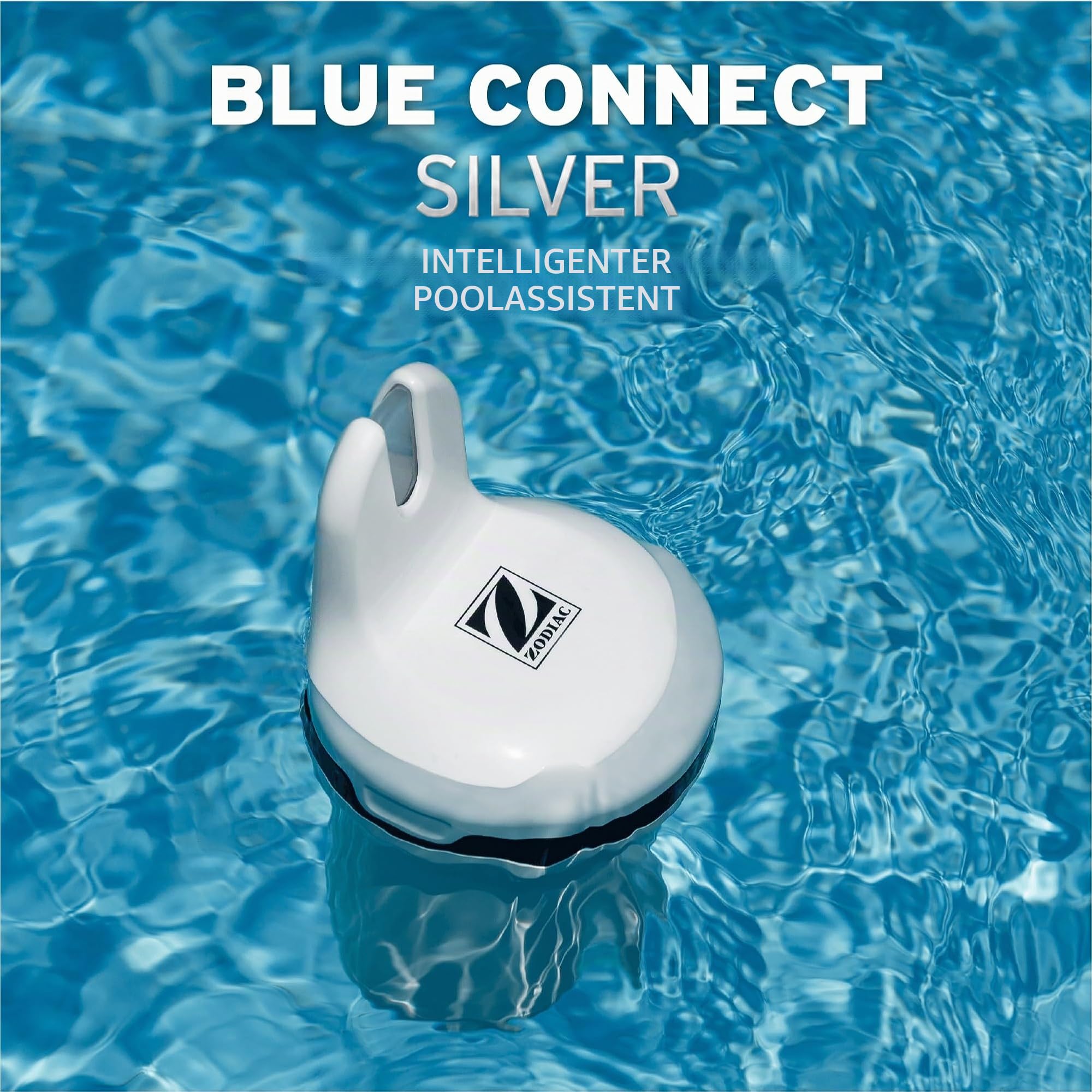 Zodiac Blue Connect Silver WA000099 Intelligentes Analysegerät für Schwimmbäder und Spas, pH-Messgerät, Chlor, Temperatur, Chlor- und Brom-kompatibel, Smartphone-App Fluidra Pool