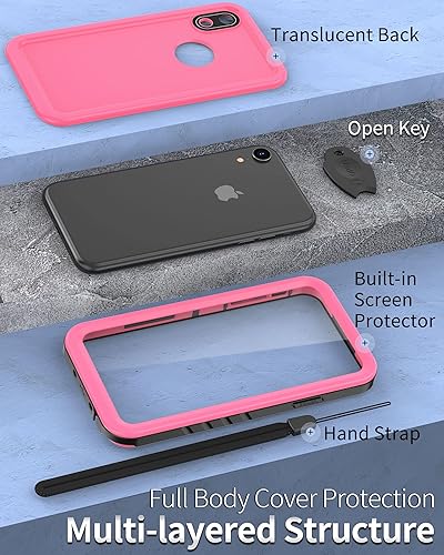 Miniatura 4 de SPORTLINK Compatible with iPhone XR Waterproof Shockproof Case - Full Body Heavy Duty Underwater Dustproof Rugged 360 Protective Military Grade