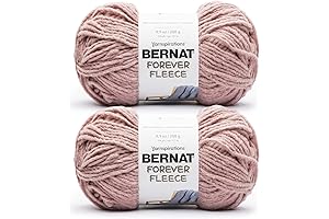 Bernat Super Bulky Forever Fleece Rose Hip Yarn
