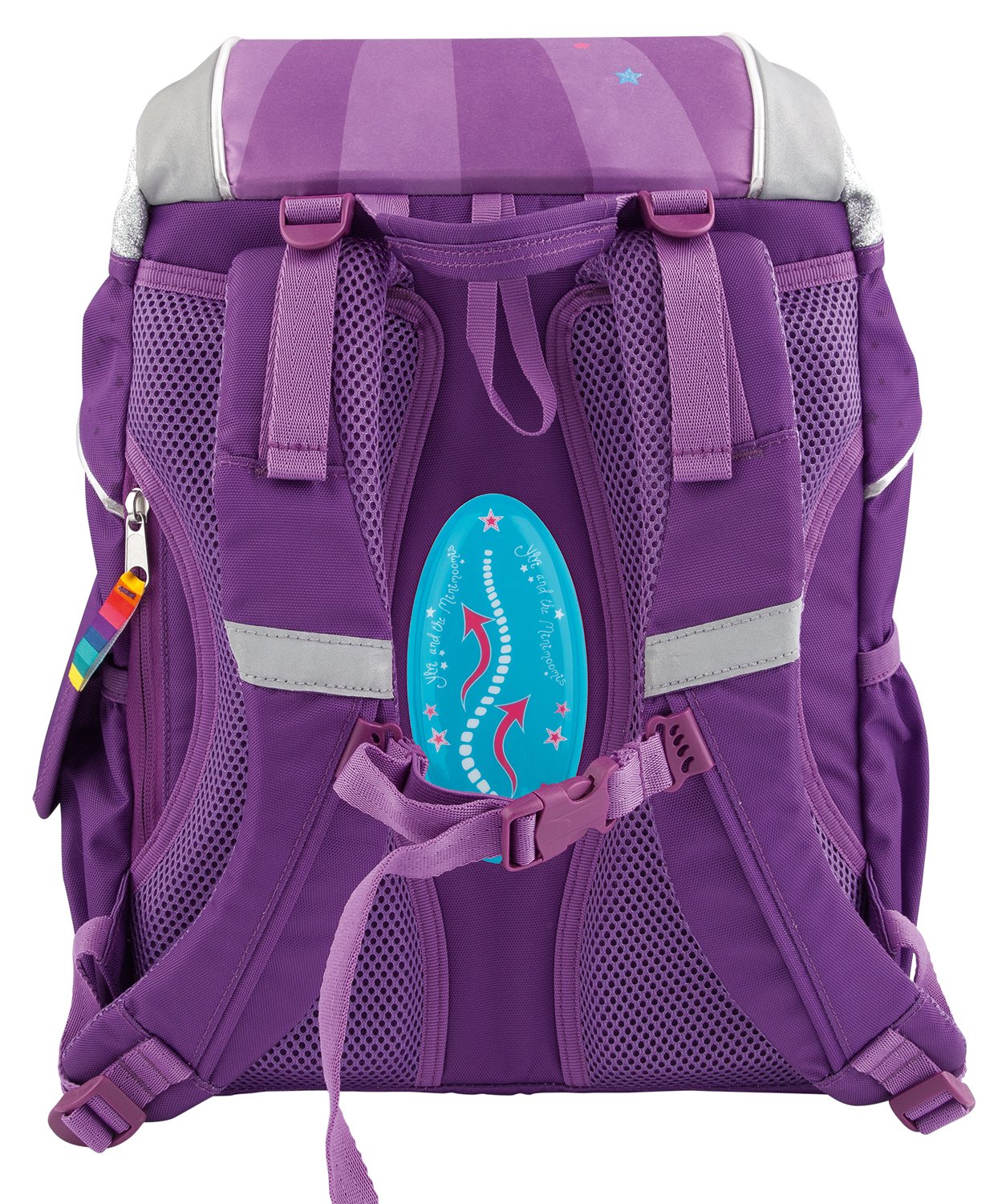 Ylvi & die Minimoonis Durchläufer Schulranzen, 39 cm, lila