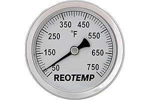 REOTEMP S1-F73 Magnetic Analog Surface Thermometer: The Ultimate Magnetic Thermometer for Pinpoint Temperature Monitoring