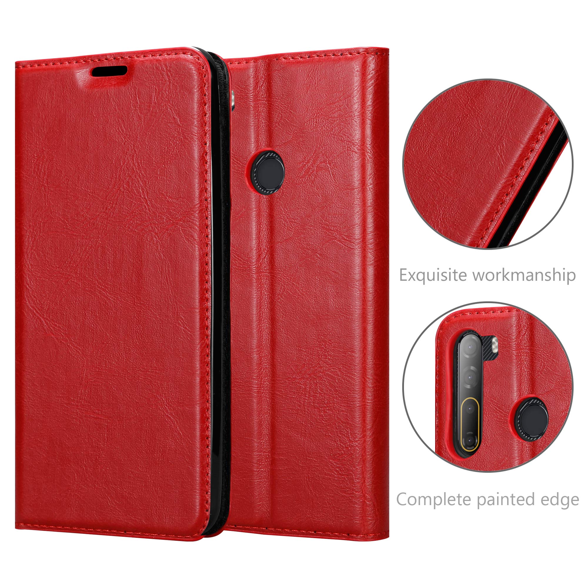Cadorabo Custodia Libro Portafoglio Per HTC Desire 20 PRO – BRUNO CAFÉ – Pelle Finta Con Vani Carte E Chiusura Magnetica - 2