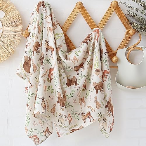 Miniatura 85 de LifeTree Mantas para envolver al bebé, 70 % viscosa de bambú y 30 % muselina de algodón, para niños y niñas, manta de recepción para recién nacidos