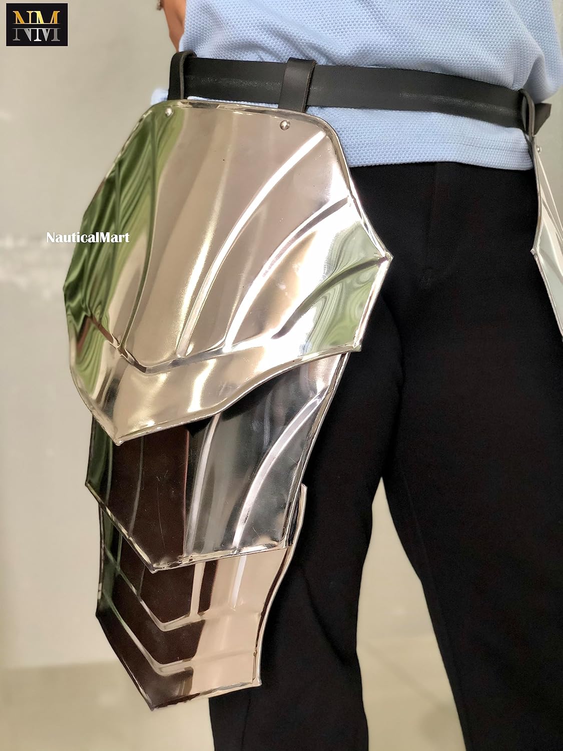 NauticalMart Medieval Tasset Belt Knight Waist Body Armour Steel Plated Armor Fantasy Role Play Halloween Costume - Image 3