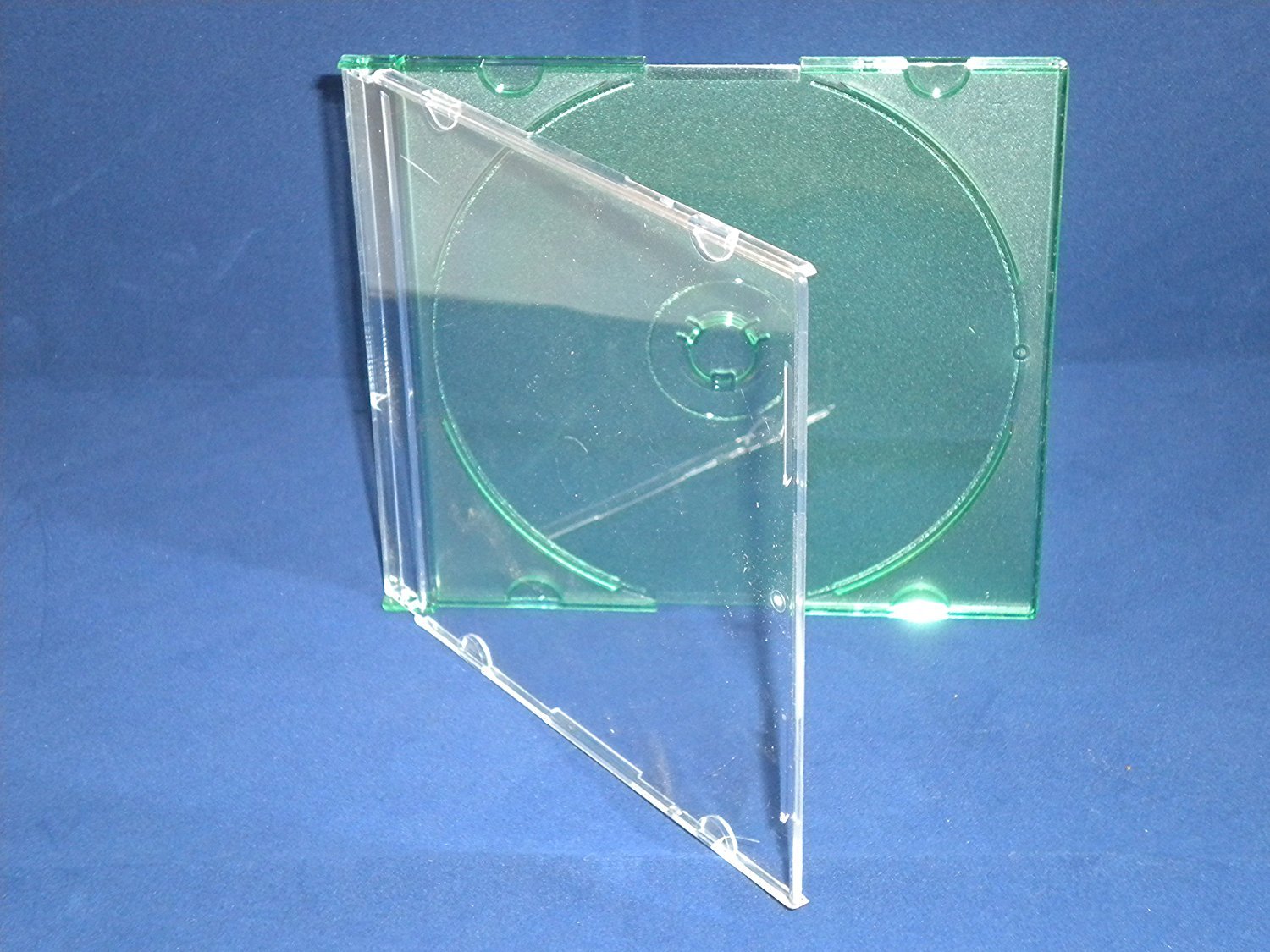 Dragon Trading® - Custodia sottile per CD/DVD, colori assortiti, confezione da 50
