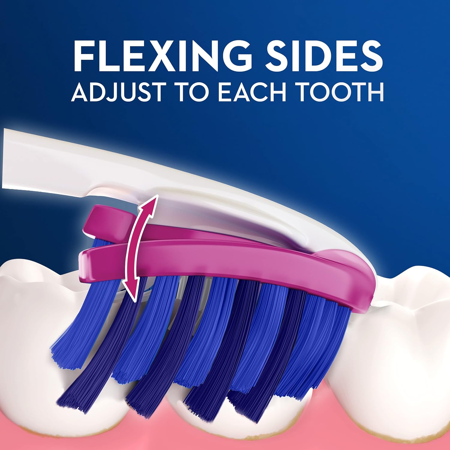 Oral-B Pro-Flex Stain Eraser Toothbrushes, Soft, 4 Count : Health & Household