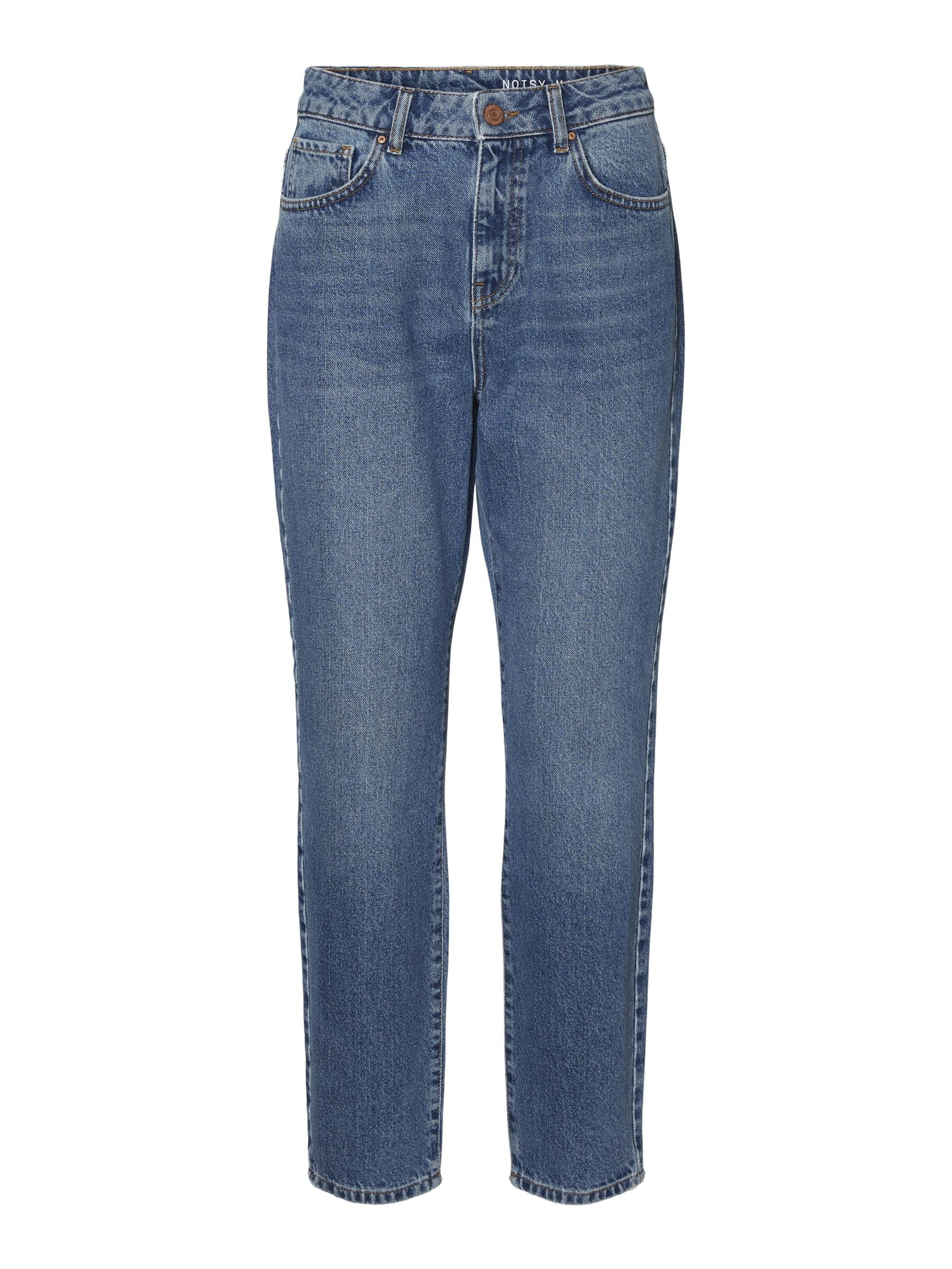Noisy May NOS DE Damen navle Straight Jeans, Blau(blaumedium Blue Denim), 30W / 32L EU