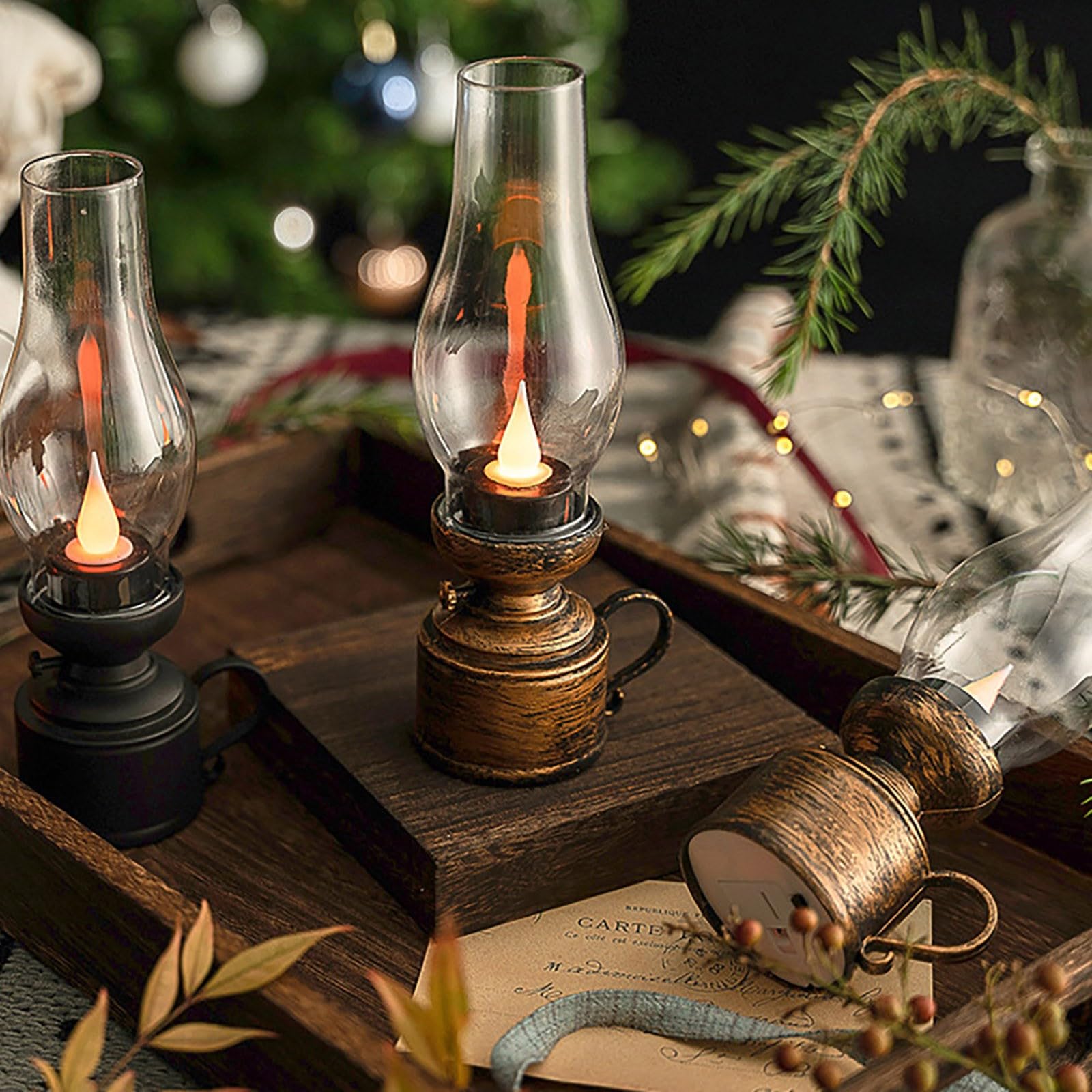 Mini nuit - Bougie électronique LED sans flamme, scintillante
